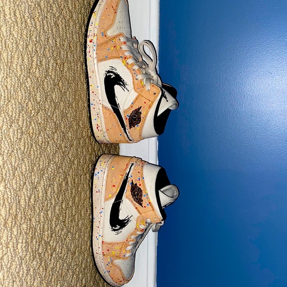 Jordan Shoes Jordan Paint Spatter Size Seven Never Worn Poshmark